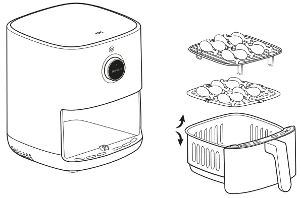 Xiaomi MAF01 Smart Air Fryer - fig 1