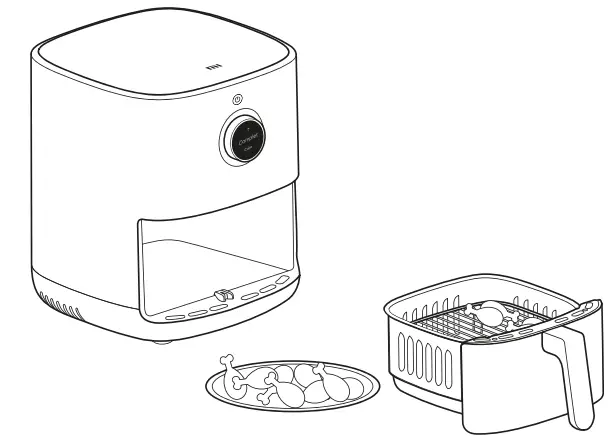 Xiaomi MAF01 Smart Air Fryer - fig