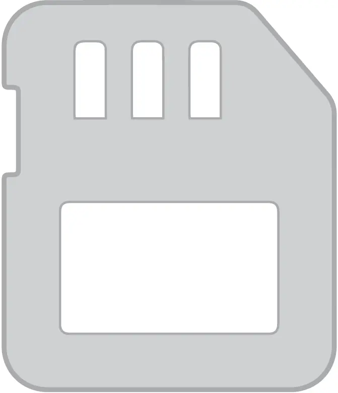 Pre-inserted Memory Card