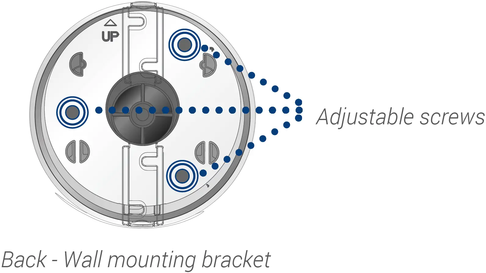 To wall mount the camera 02