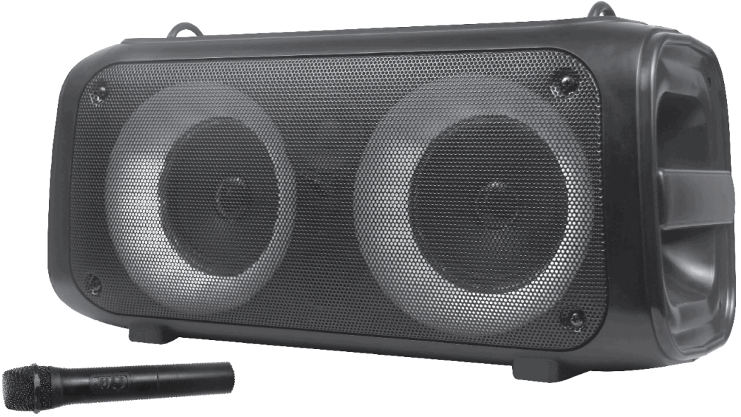 MILife MLB 2000PS Portable LED Color Changing Party Speaker