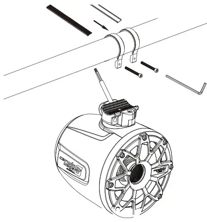 cerwin vega SH65F4B RPM Marine Tower Speakers- Wire