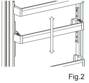 SHARP SJ-BB04DTXWF Fridge Freezer - Door Shelf