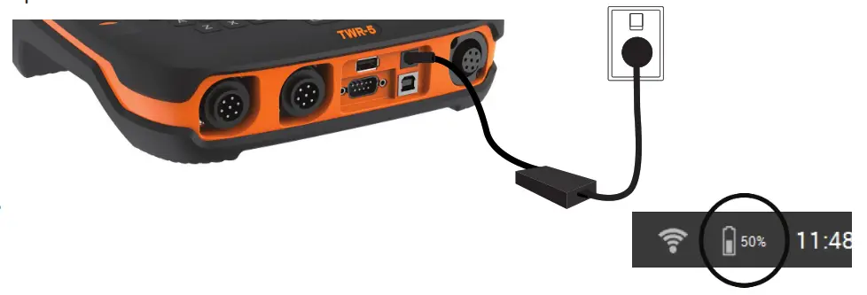 GALLAGHER TWR-5 Weigh Scale and Data Controller - fig