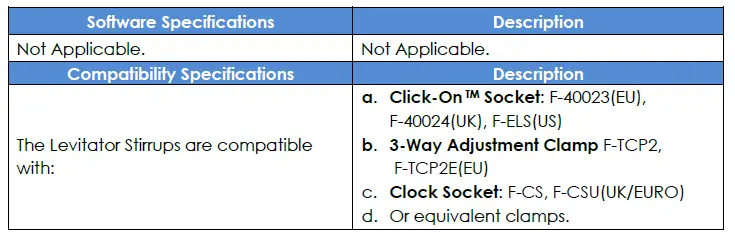 AMATECH F-LHLEV3M Mizuho Levitator Stirrup fig 13