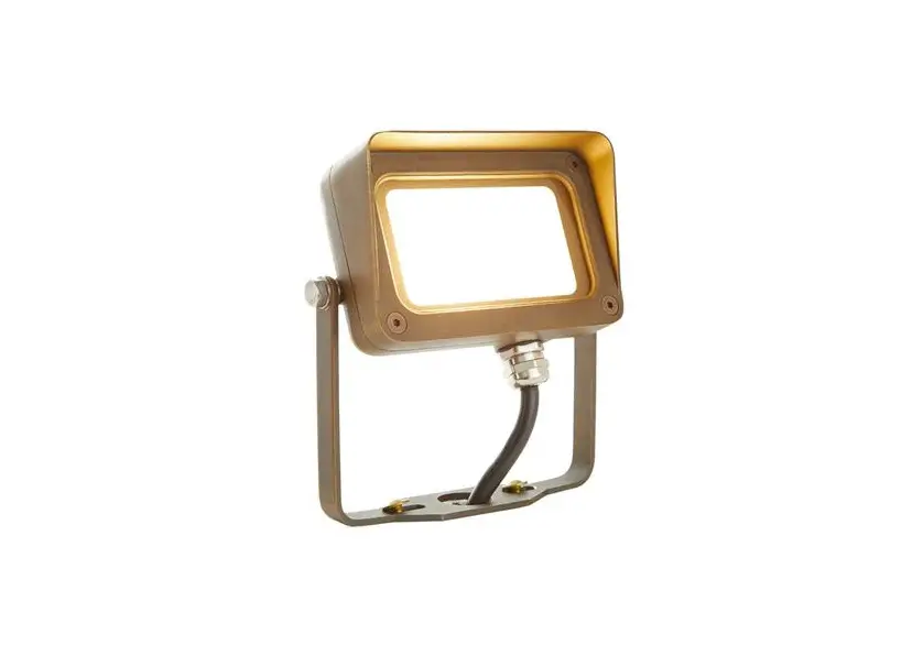 Amp Lighting Afl-40xx-b-bz 12v Led Brass Flood Light With Yoke Mount Installation Guide