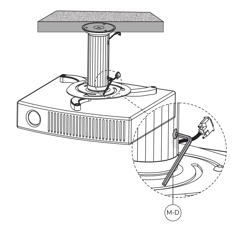 Neomounts BEAMER C80WHITE Projector - fig 14
