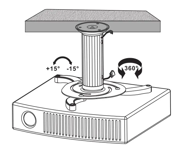 Neomounts BEAMER C80WHITE Projector - fig 15