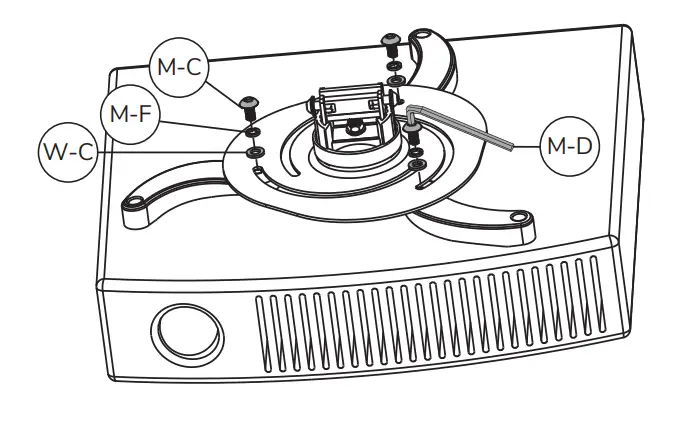 Neomounts BEAMER C80WHITE Projector - fig 7