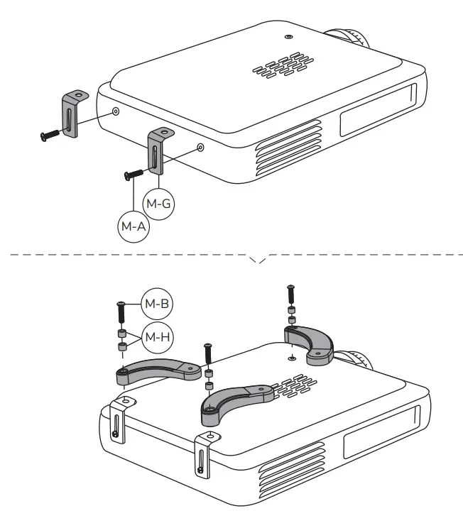 Neomounts BEAMER C80WHITE Projector - fig 8