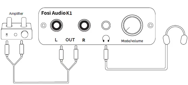 FOSI AUDIO S08L5F1385 K1 Bluetooth 5.0 DAC Headphone Amplifier 4