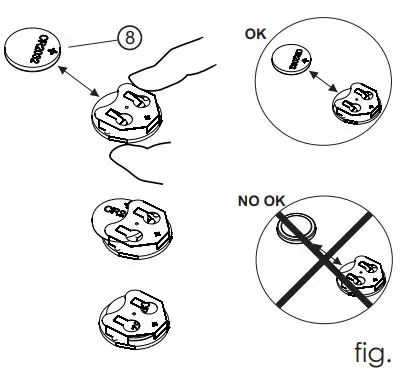Domus Line V17 Radio Receiver for Lighting Control Instruction Manual - Fig 6