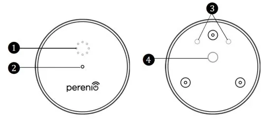 Perenio PECLS01 Leak Sensor For Bathroom - figure 1