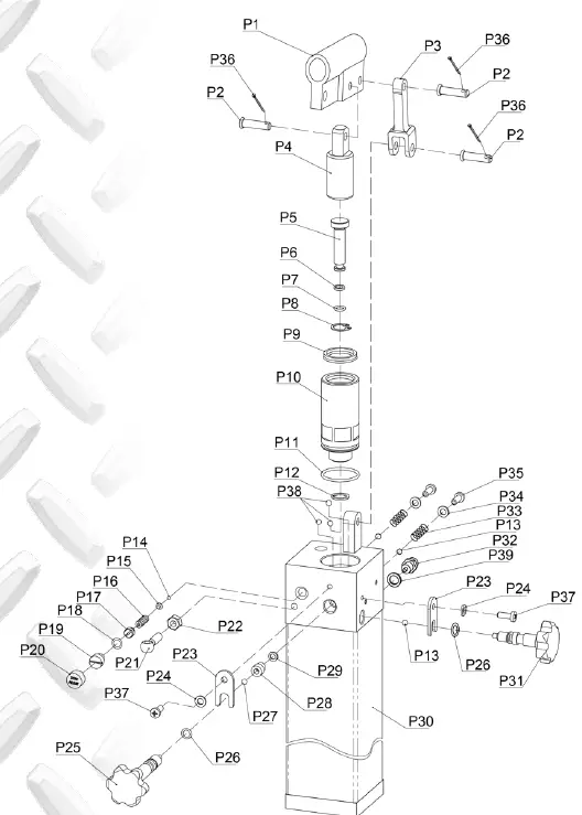 BORUM-BHSP30T-Hydraulic-Work-Shop-Press-FIG 4