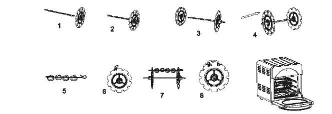 COSTWAY EP24760 16-In-1 Air Fryer Oven fig-8