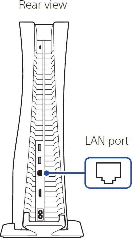 Connect the LAN cable