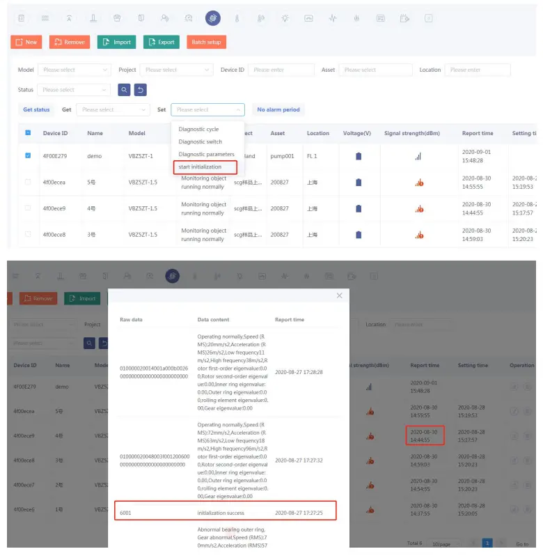 ZiFiSense VTD01 ZETA Edge AI Vibration Sensor - app 2