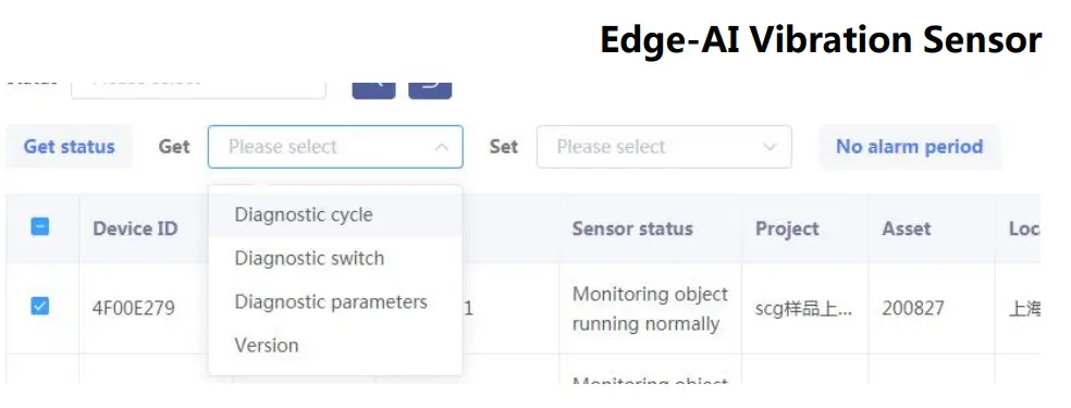 ZiFiSense VTD01 ZETA Edge AI Vibration Sensor - app 5