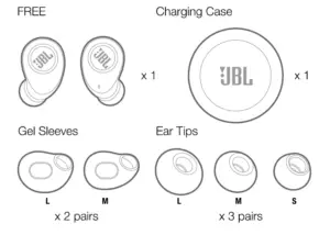JBL,FREE X,Charging case