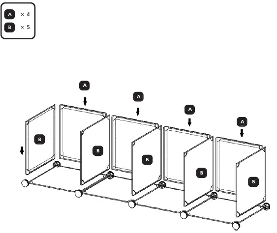 COSTWAY-HW61411-Cube-Storage-Organizer-fig 4