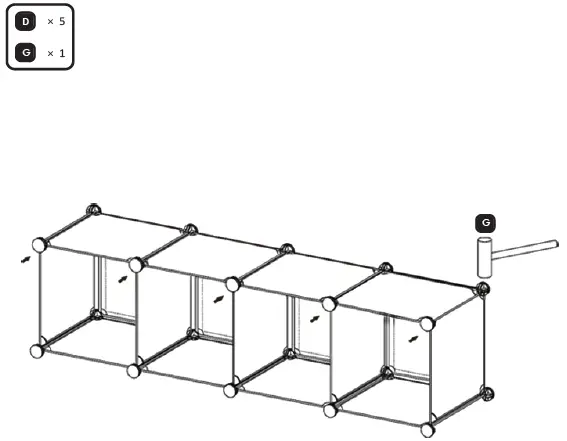 COSTWAY-HW61411-Cube-Storage-Organizer-fig 6
