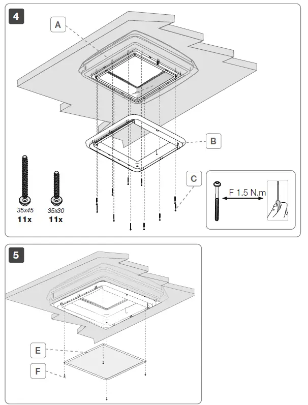 FIAMMA Vent F Pro Roof Light 4