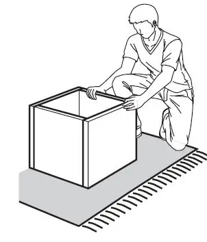BELLEZE 014-HG-40747-B Bonelli 50 Inch Executive Desk with Hutch Instruction 2