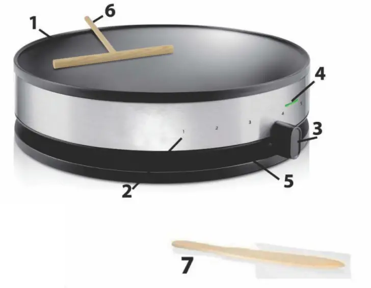 H Koenig krep56 Traditional Crepes Maker - Overview