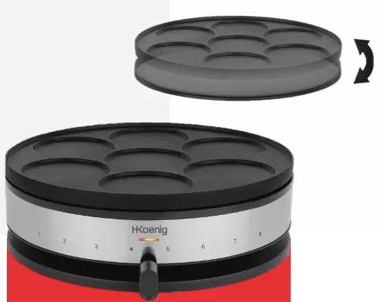 H Koenig krep56 Traditional Crepes Maker