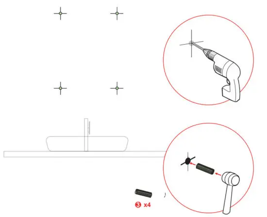 Kahomvis BSTG LKWMC 21R Rectangular Black Wood Surface Mount Medicine Cabinet with Mirror - figure 4