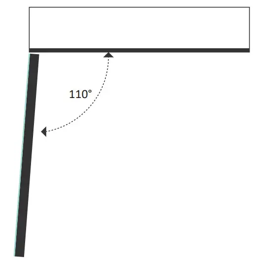 Kahomvis BSTG LKWMC 21R Rectangular Black Wood Surface Mount Medicine Cabinet with Mirror - figure 7