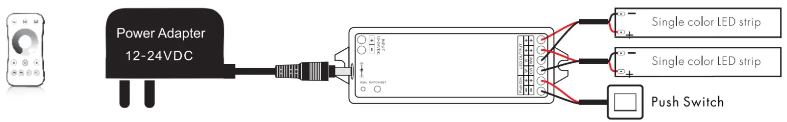 LEDYi Lighting WT1 WiFi and RF 2CH LED Controller - fig 3