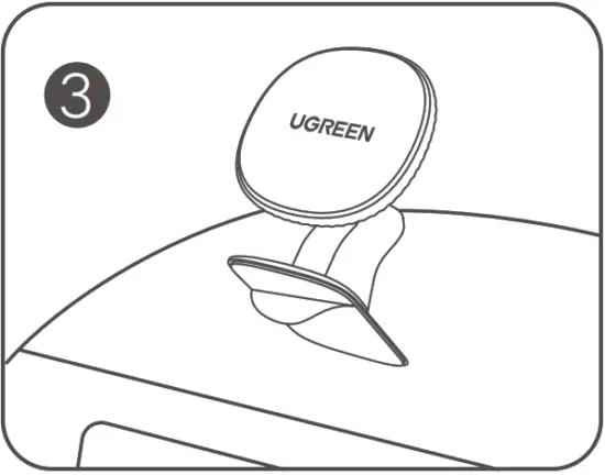 UGREEN LP292 Magnetic Phone Holder for Car - Fig 2
