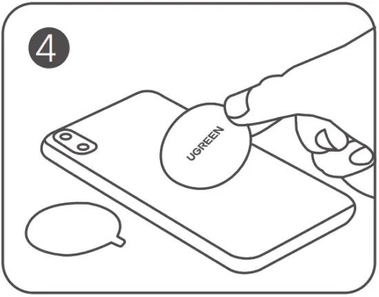 UGREEN LP292 Magnetic Phone Holder for Car - Fig 3