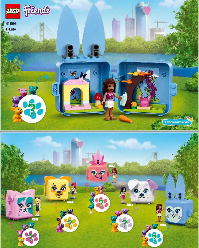 LEGO- 41666- Andrea's- Bunny- Cube -1