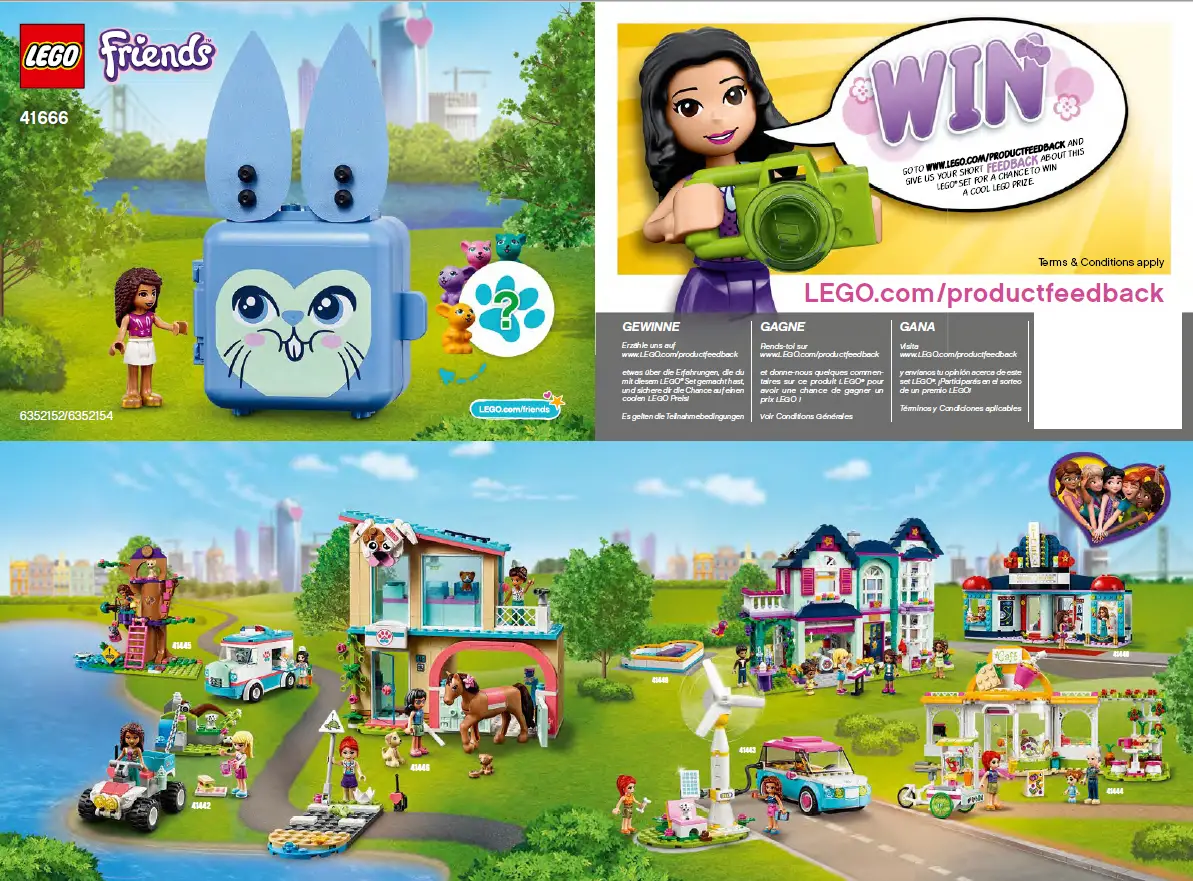 LEGO- 41666- Andrea's- Bunny- Cube -2