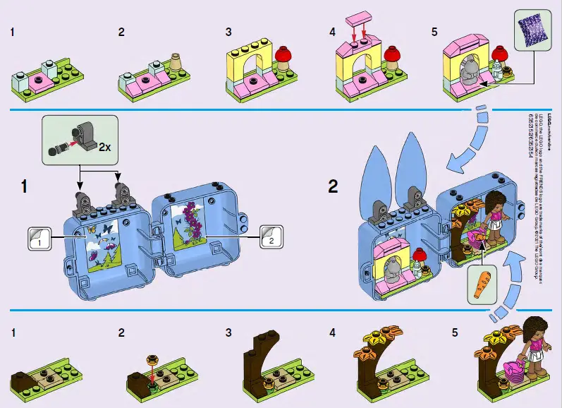 LEGO- 41666- Andrea's- Bunny- Cube -3