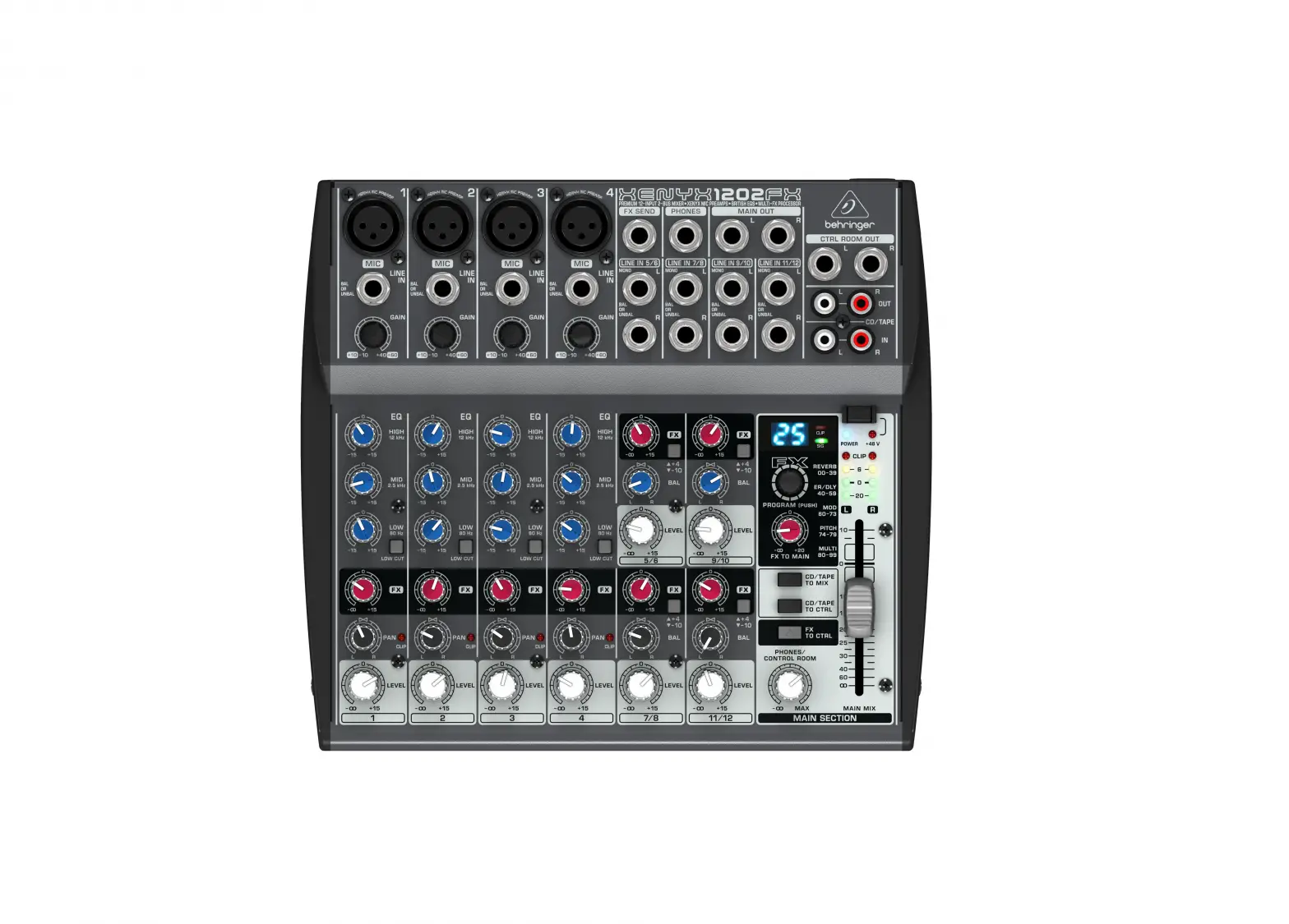 Behringer Premium 12/10-input 2-bus Mixer With Xenyx Mic Preamps Instruction Manual Behringer Premium 12/10-input 2-bus Mixer With Xenyx Mic Preamps Instruction Manual