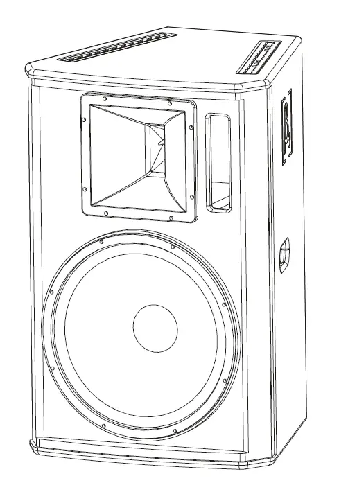 Beta-Three-MU15-15-Inch-Two-Way-Full-Range-Speaker-with-Built-In Crossover-FIG