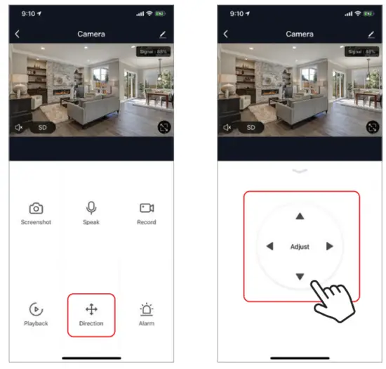 Brookstone BK WIFICAM 2 Smart Camera - Camera Lens