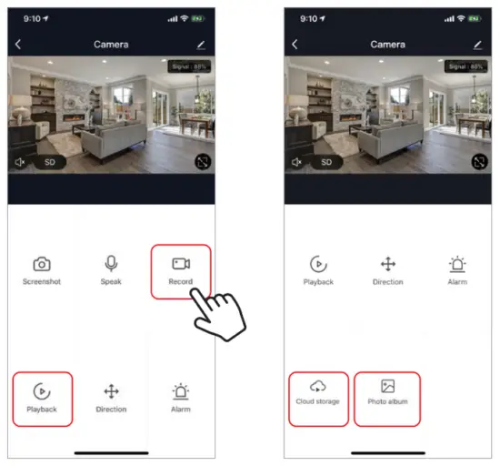 Brookstone BK WIFICAM 2 Smart Camera - Video Recording