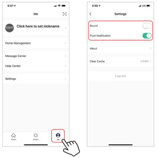 Brookstone BK WIFICAM 2 Smart Camera - button