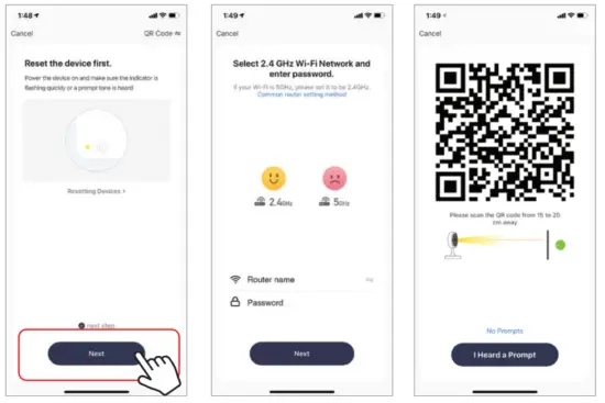 Brookstone BK WIFICAM 2 Smart Camera - screen