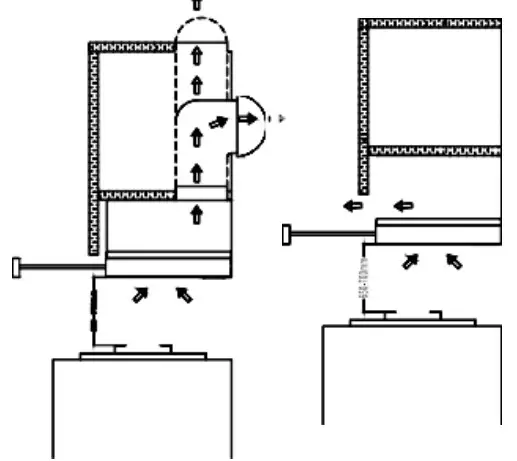 MORRIS MHT 60035 Telescopic Cooker Hood - circulation
