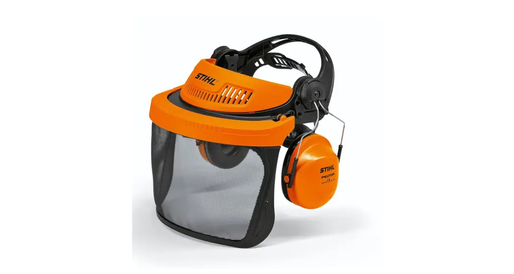 Stihl S2h Mesh Shield With Earmuffs Instruction Manual