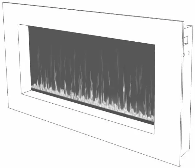 XARALYN Trivero 90 Manual Electric Fireplace - Cover