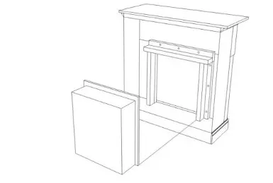 XARALYN Trivero 90 Manual Electric Fireplace - Montage handleiding bij gebruik Xaralyn Schouw 2