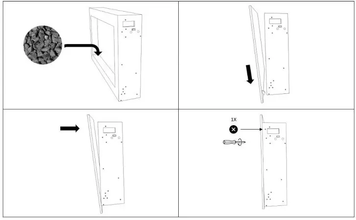 XARALYN Trivero 90 Manual Electric Fireplace - Product Overview 2