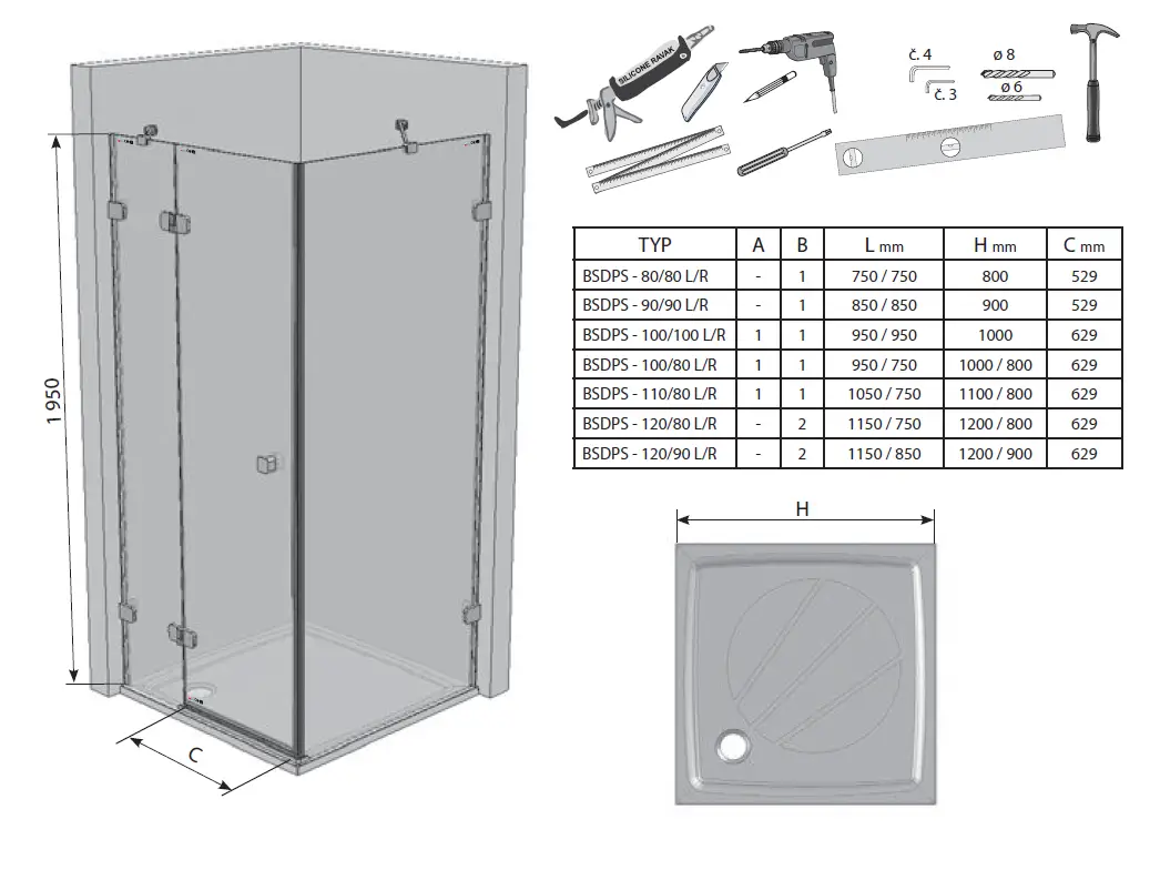 RAVAK-0ULG7A00Z1-BRILLIANT-Shower-Enclosure-2