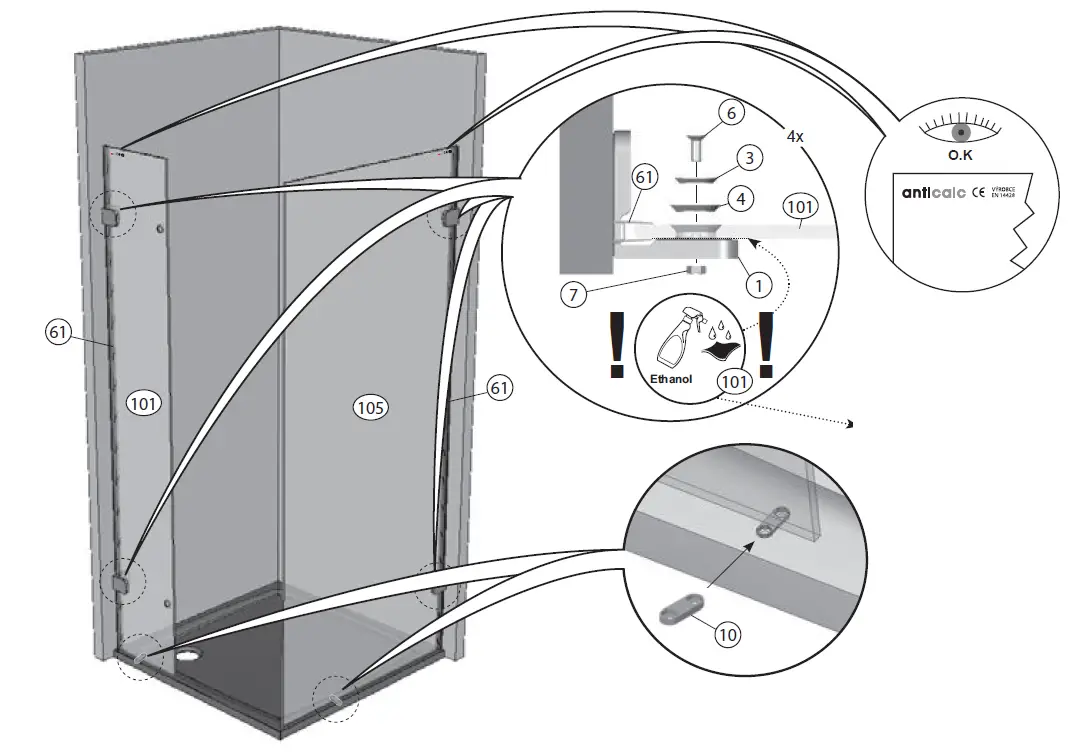 RAVAK-0ULG7A00Z1-BRILLIANT-Shower-Enclosure-7